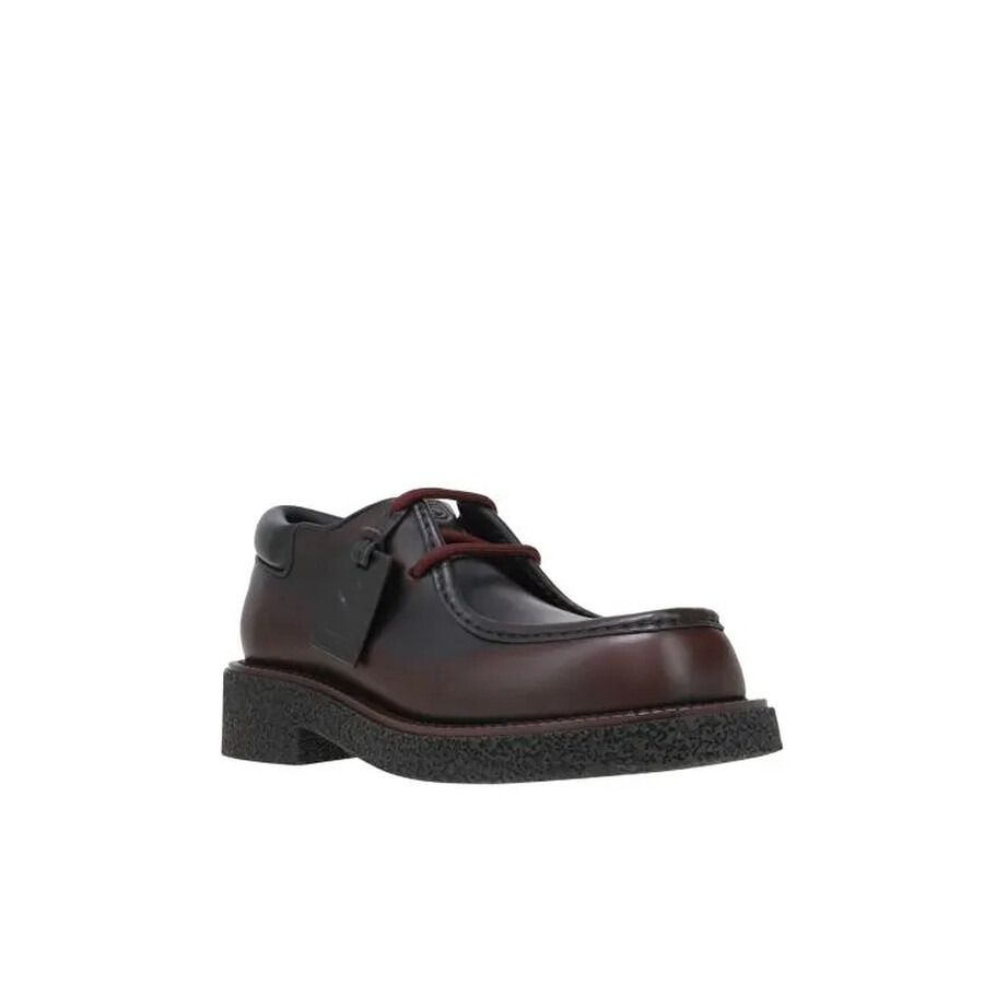 Ferragamo Brown Lace-Up Derbys - 2