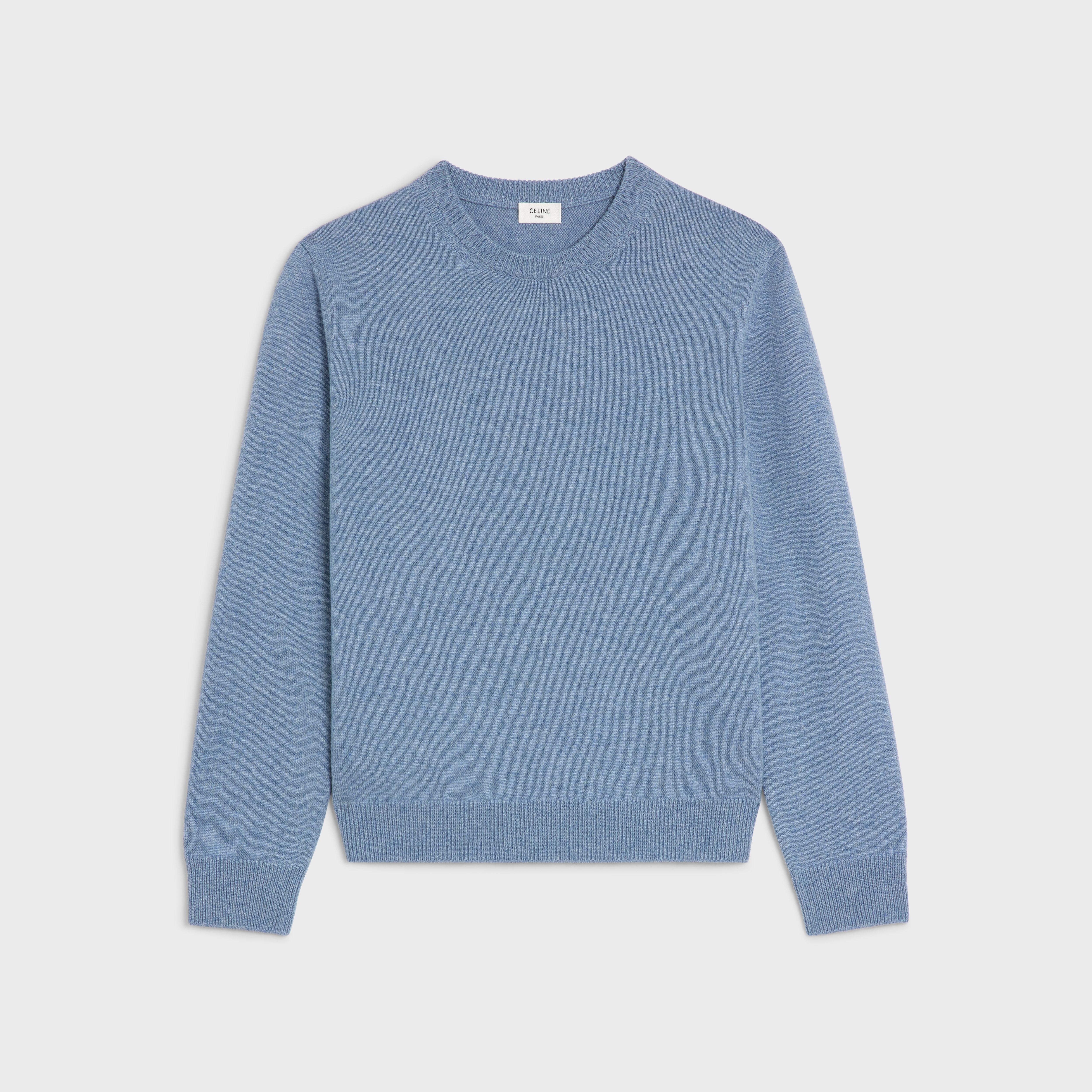 crew neck sweater in heritage cashmere - 1