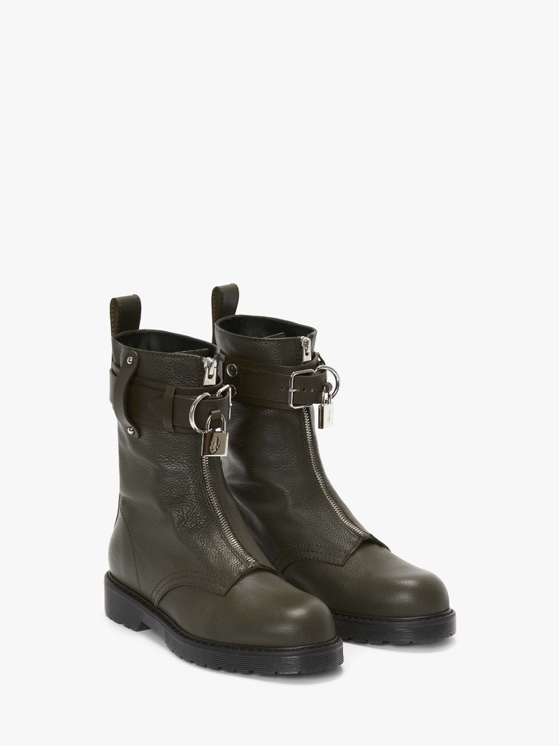 JW Anderson PADLOCK COMBAT BOOTS outlook