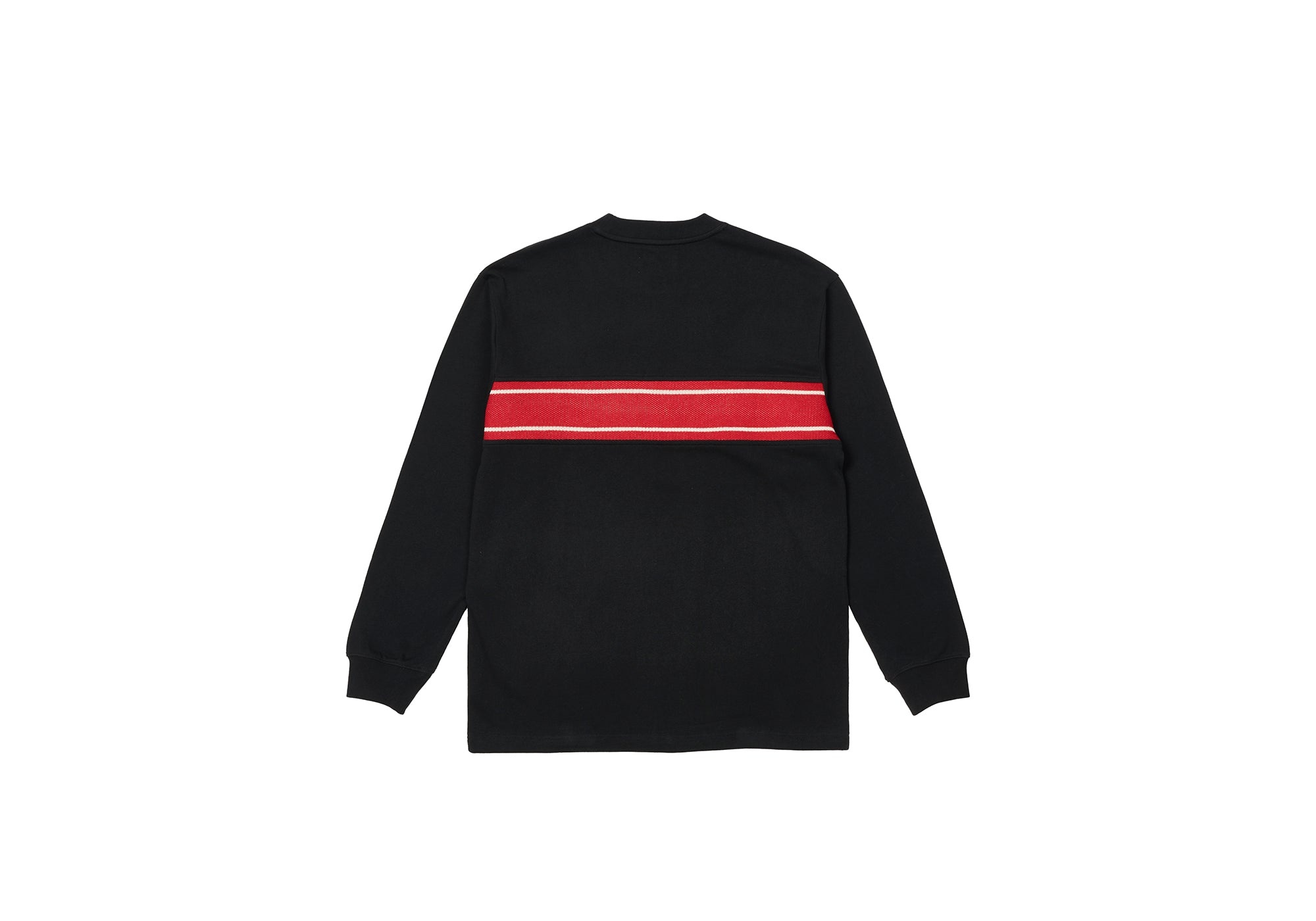 KNIT BLOCK LONGSLEEVE BLACK - 2