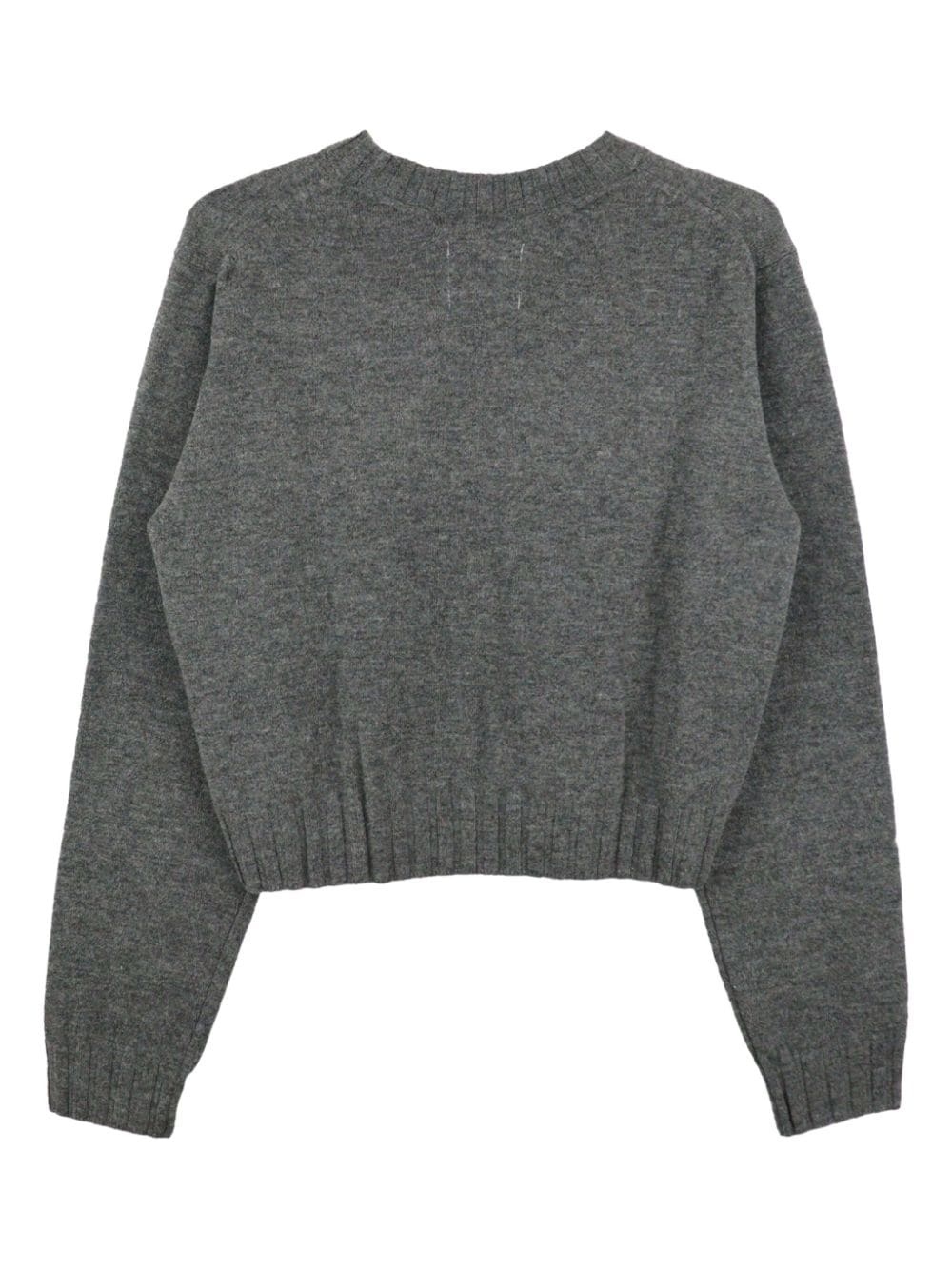 crew-neck wool jumper - 2