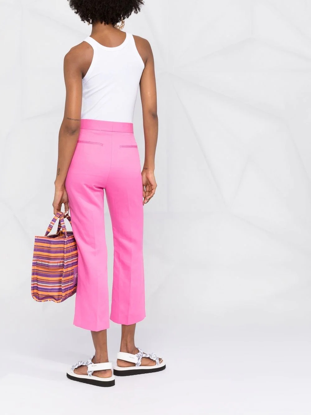cropped tailored trousers - 12