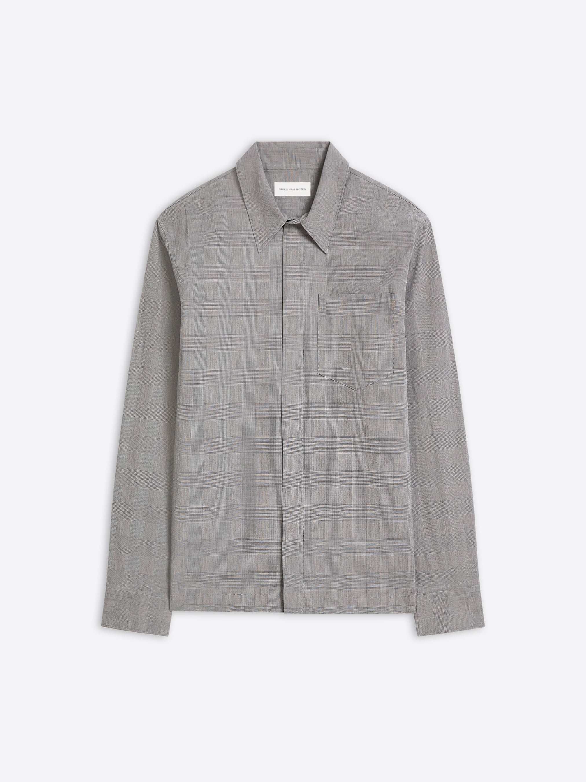 COTTON ZIP SHIRT - 1