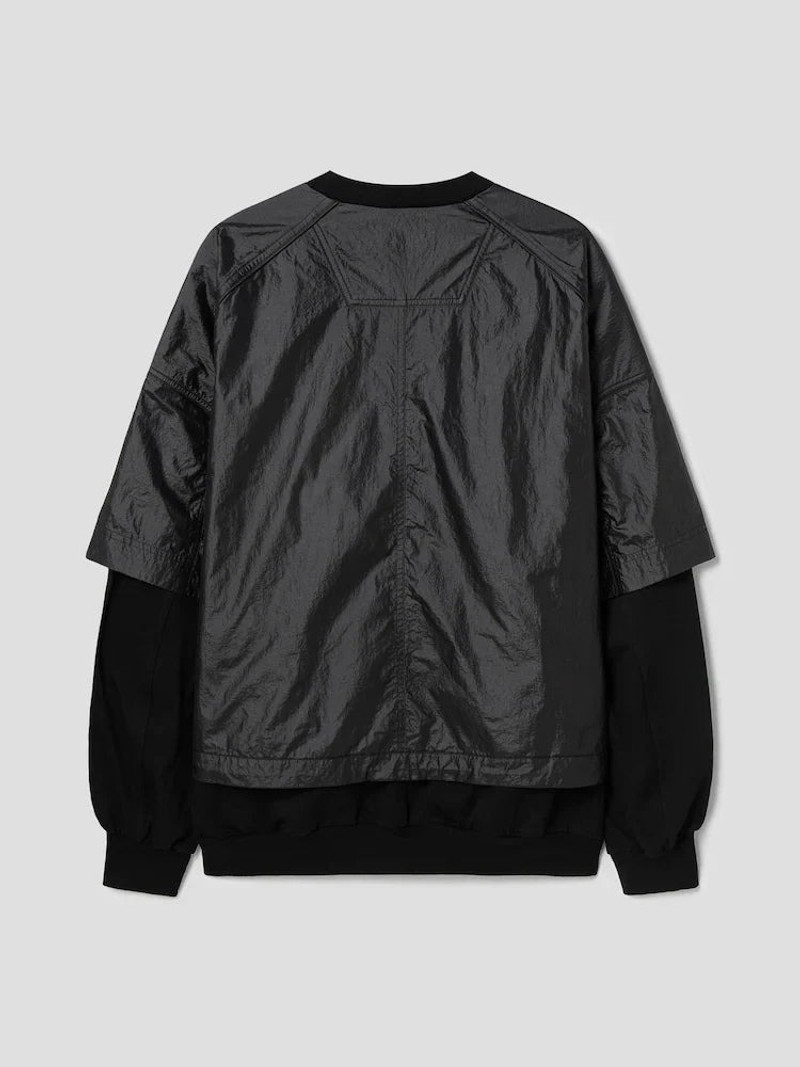 JUUN.J Nylon Layered Sweatshirt outlook