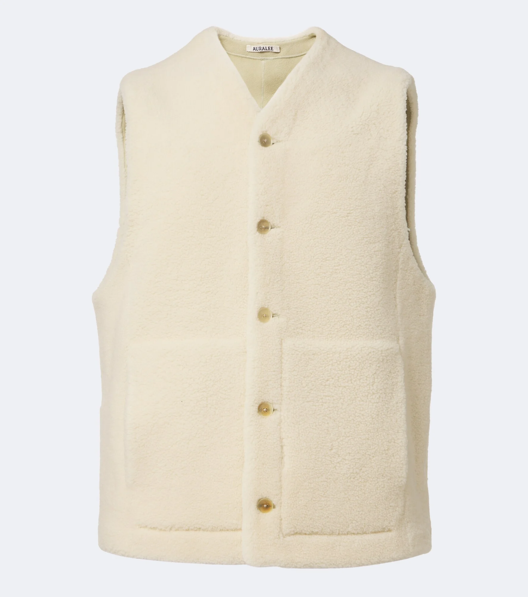 Reversible shearling vest - 1