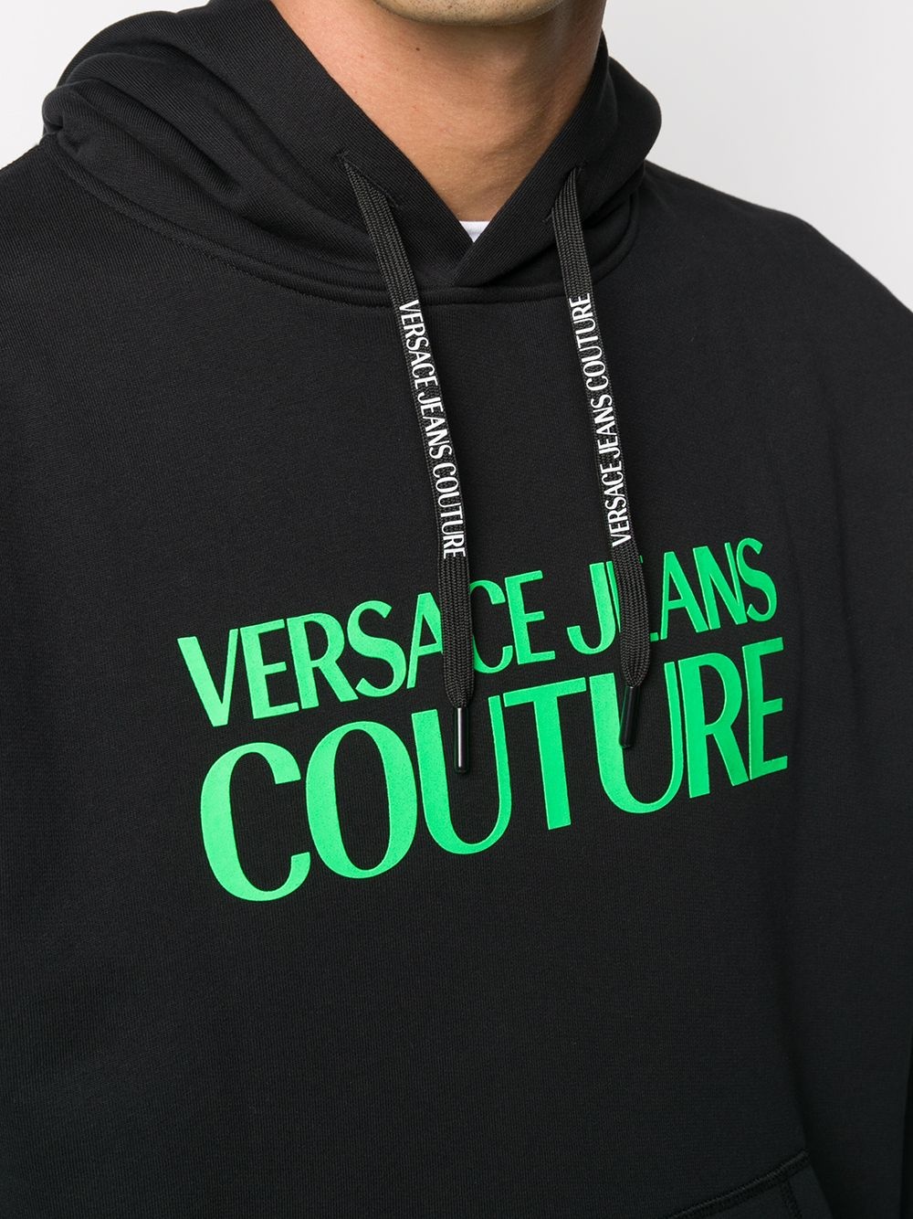 logo print hoodie - 5