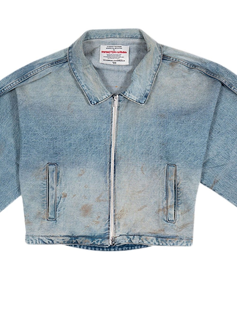 RIVINGTON roi Rebis Rose denim jacket outlook