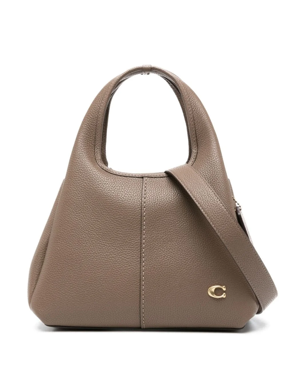 Lana pebbled-leather tote bag - 1