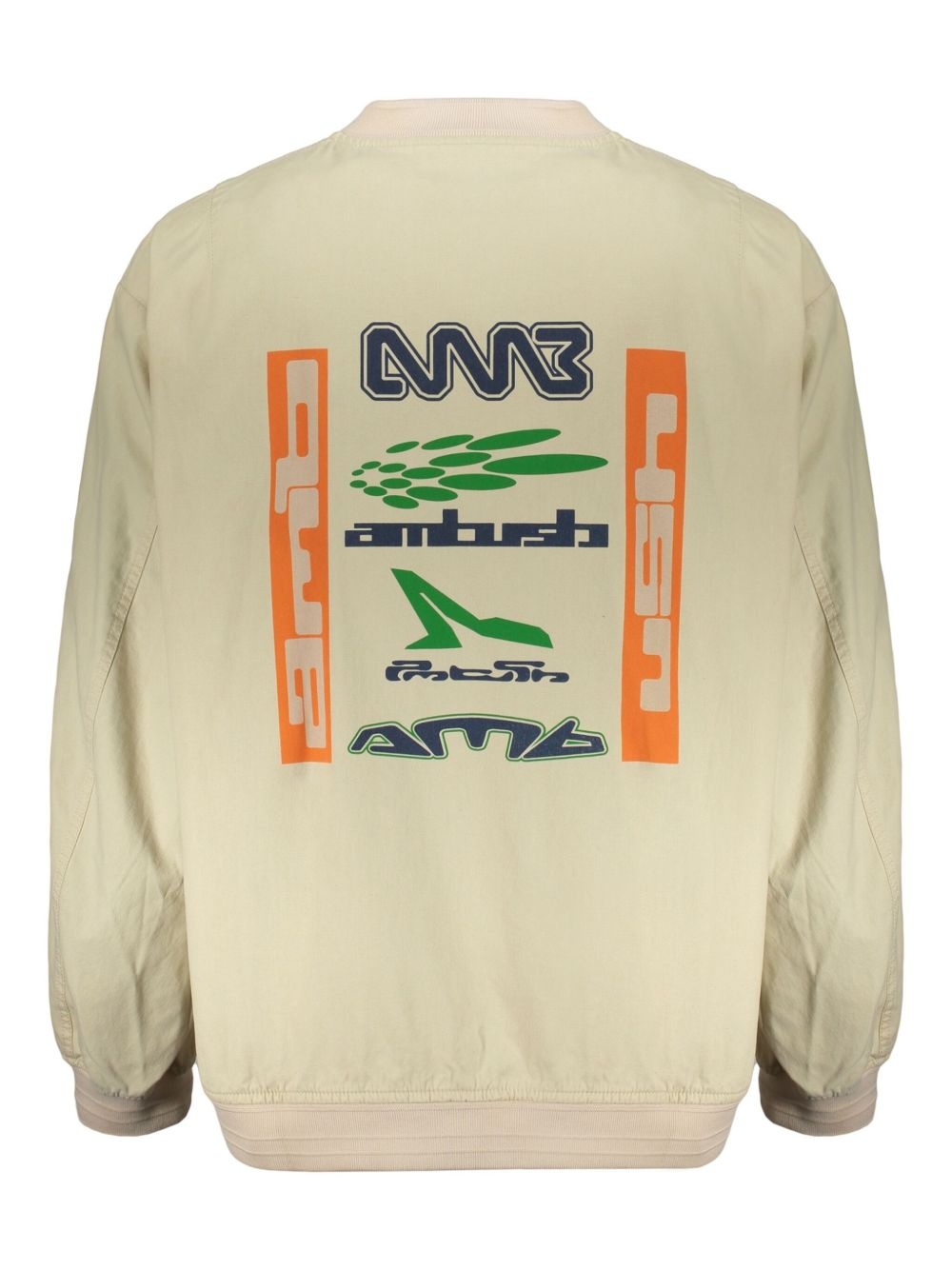 logo-print bomber jacket - 2