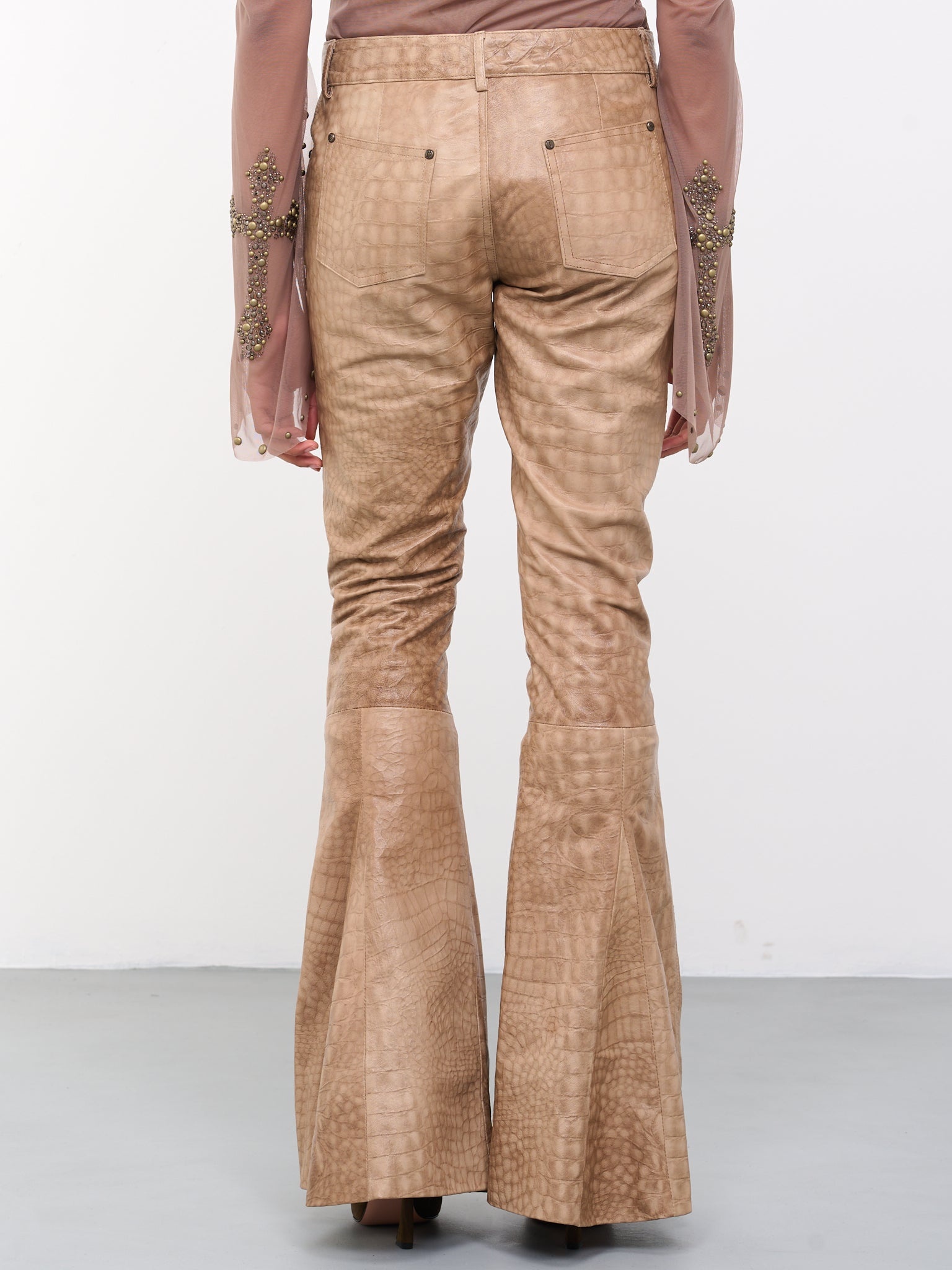 Bell Bottom Croc Pants - 3
