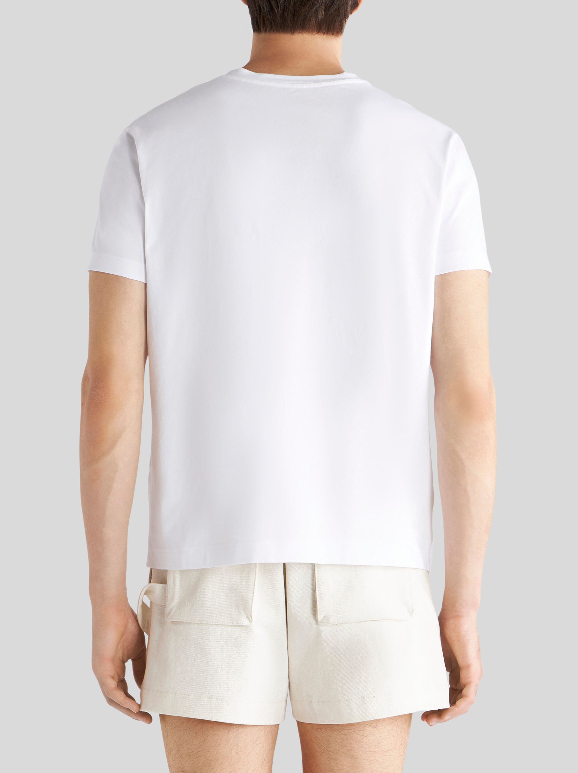 T-SHIRT WITH FLORAL EMBROIDERY - 4