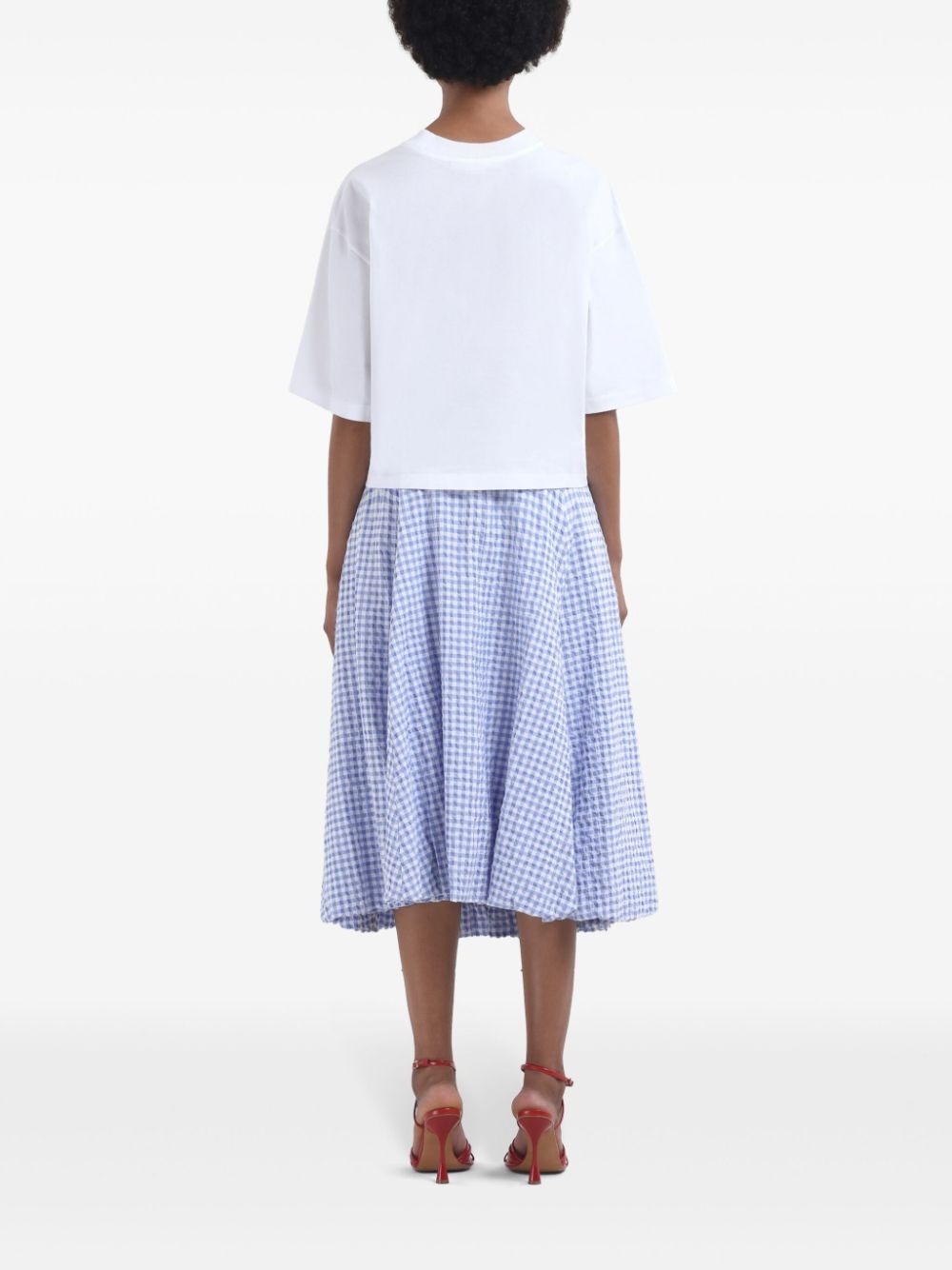 【関税込み】marni Check longuette skirt Marni Check Longuette Skirt | italist