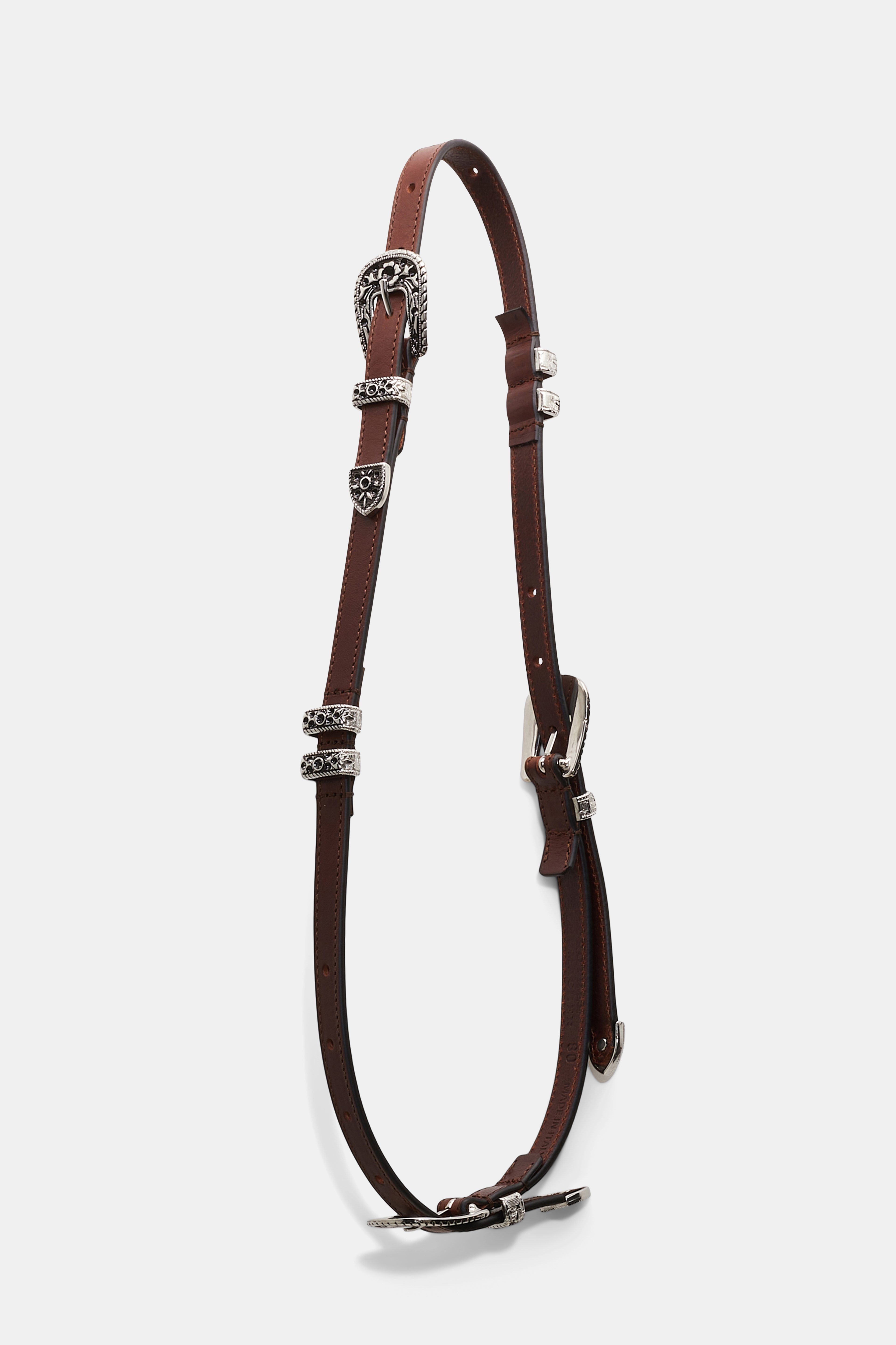 WESTERN COOLNESS multi buckle belt - 5