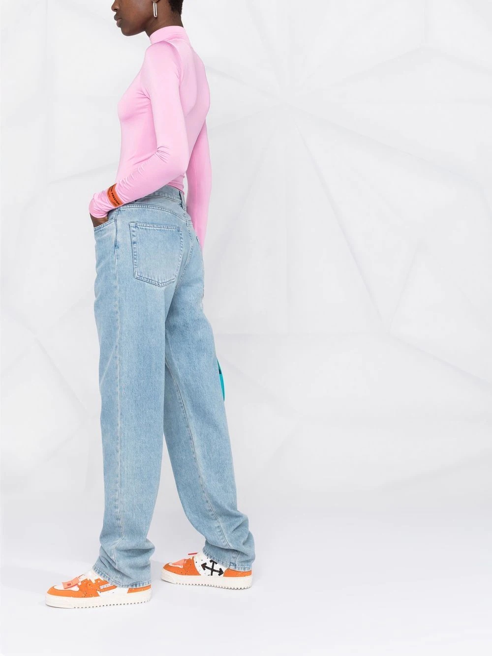 logo-patch long-sleeve top - 4