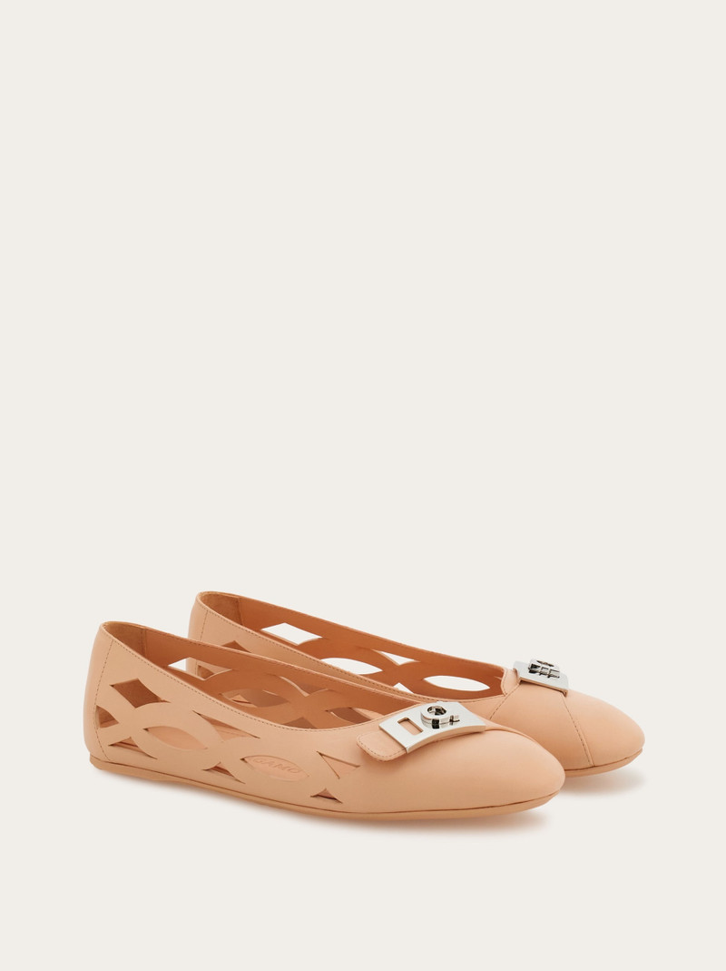 Back to Earth - Hug buckle ballet flat 5