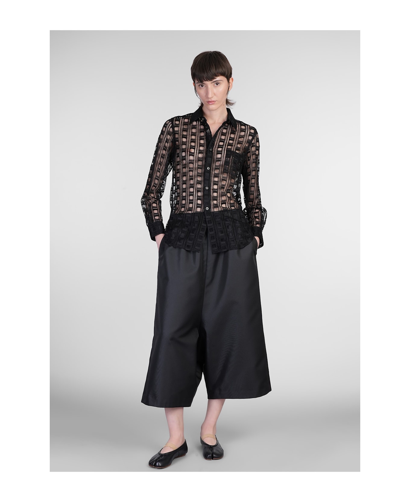 Shirt In Black Rayon - 2
