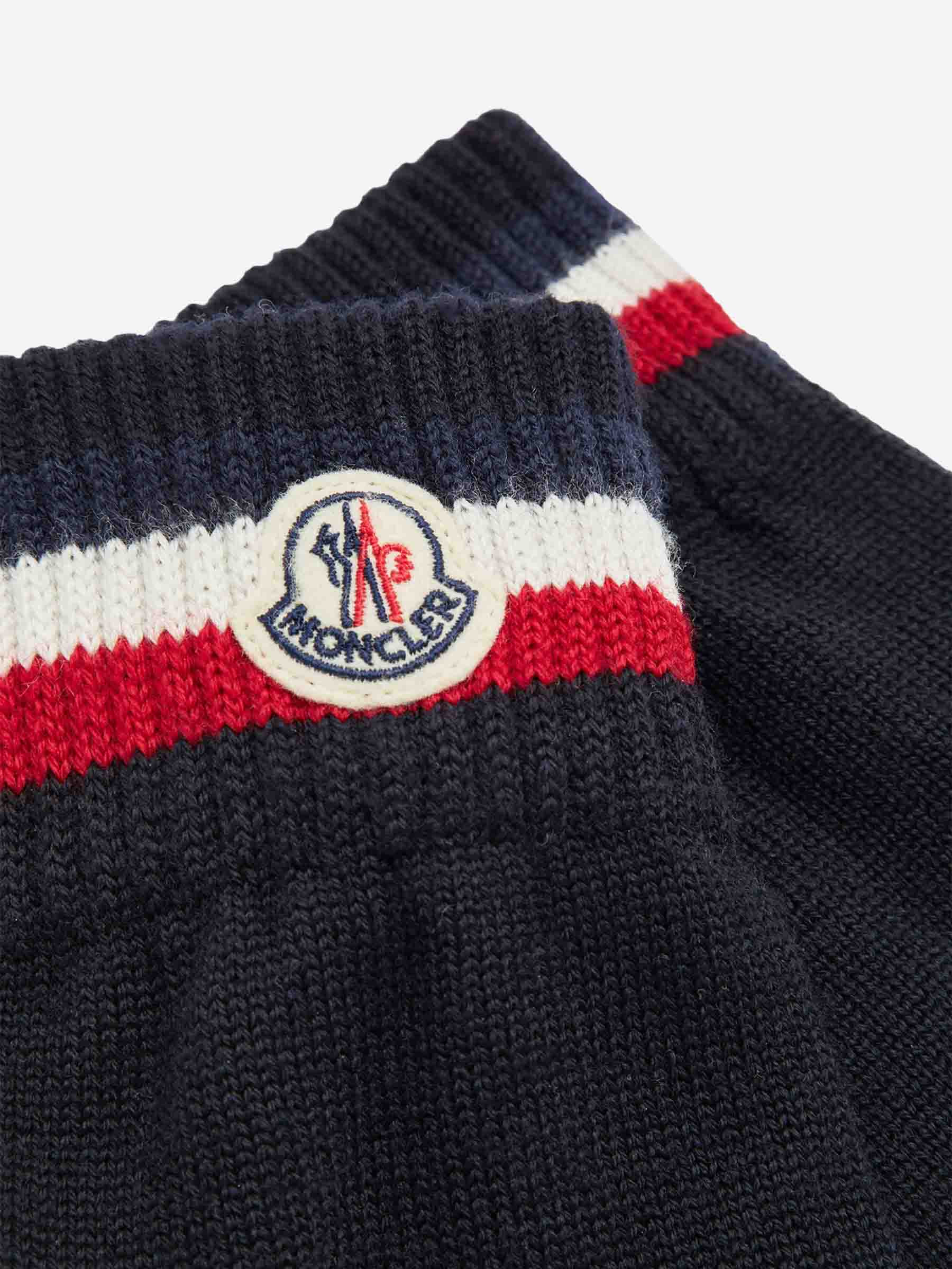 TRICOLOR WOOL GLOVES - 2