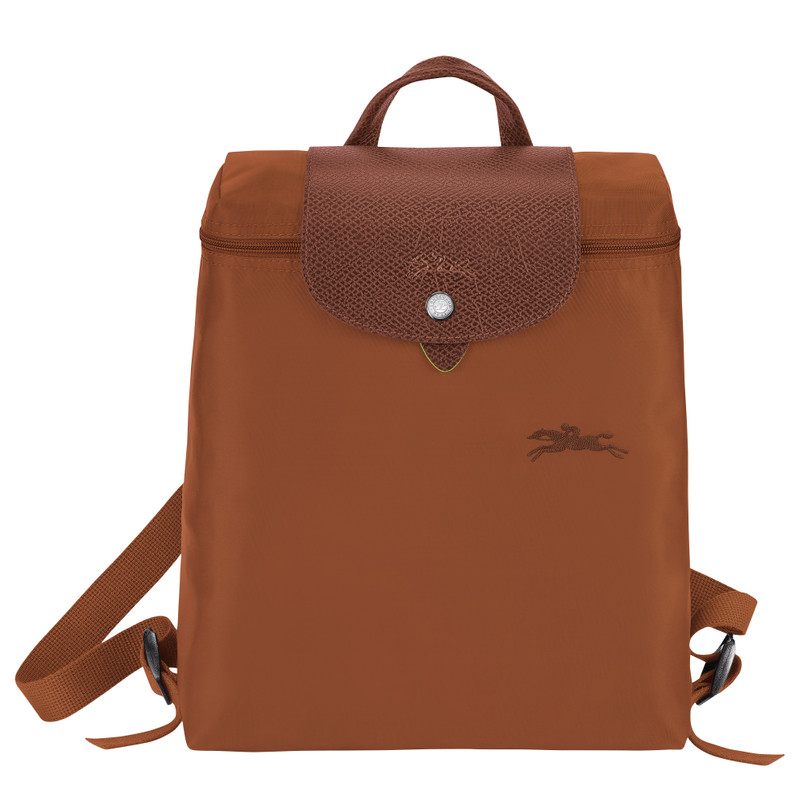 Le Pliage Green M Backpack Cognac - Recycled canvas 1