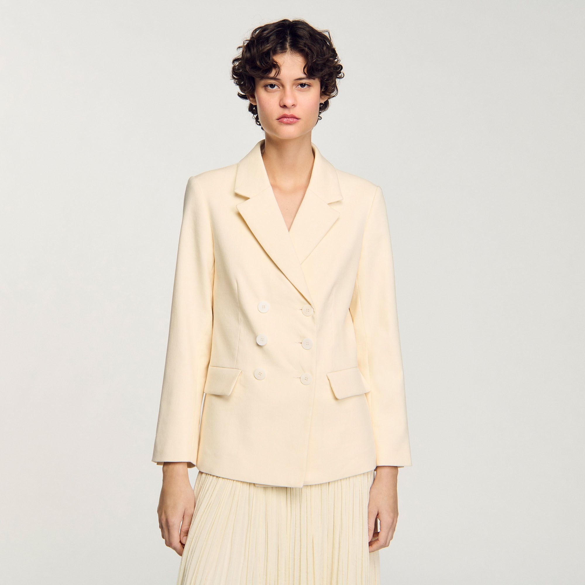 DOUBLE-BREASTED SUIT JACKET - 4