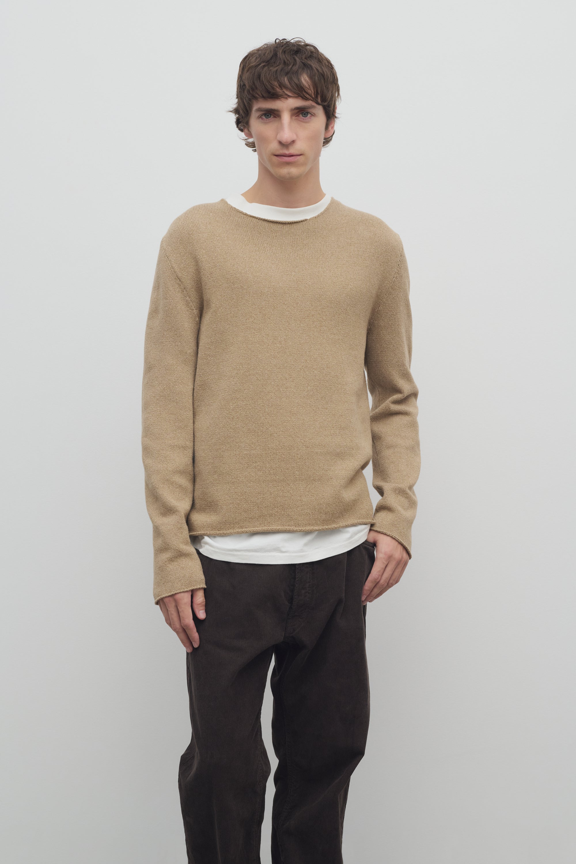 Shai Sweater in Virgin Wool and Cotton - 3