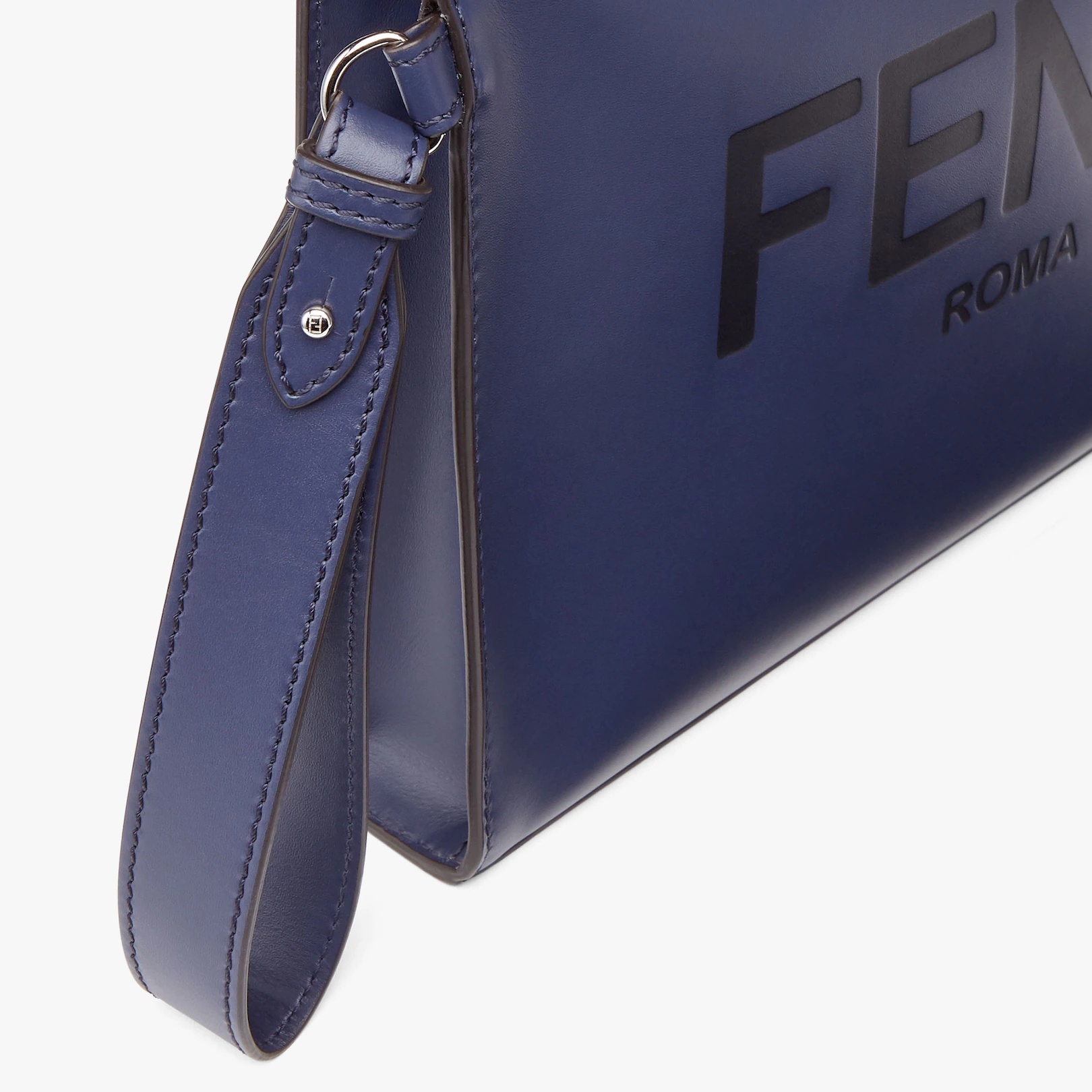 Blue leather pouch - 5