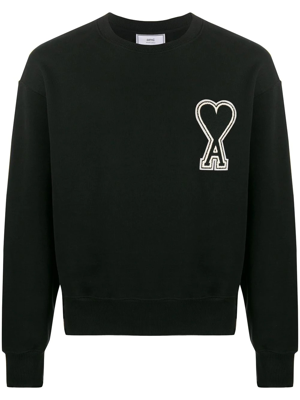 oversize Ami de Cœur patch sweatshirt - 1