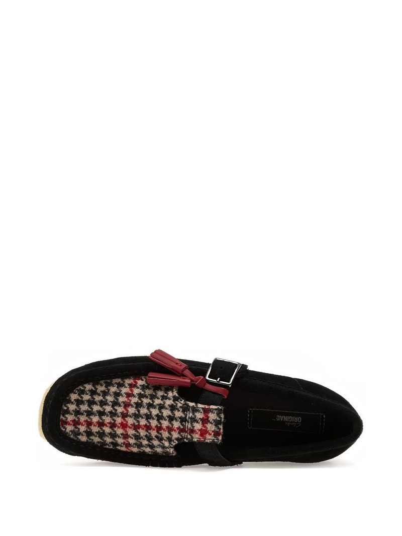 T-Bar Houndstooth Wallabee Trainers 5