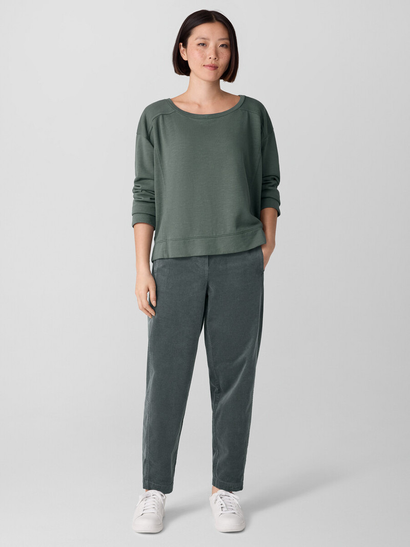Organic Cotton Stretch Corduroy Lantern Pant 7