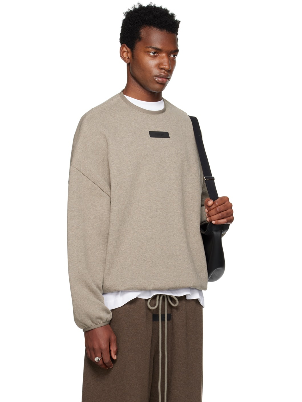 Gray Elasticized Sweatshirt - 2