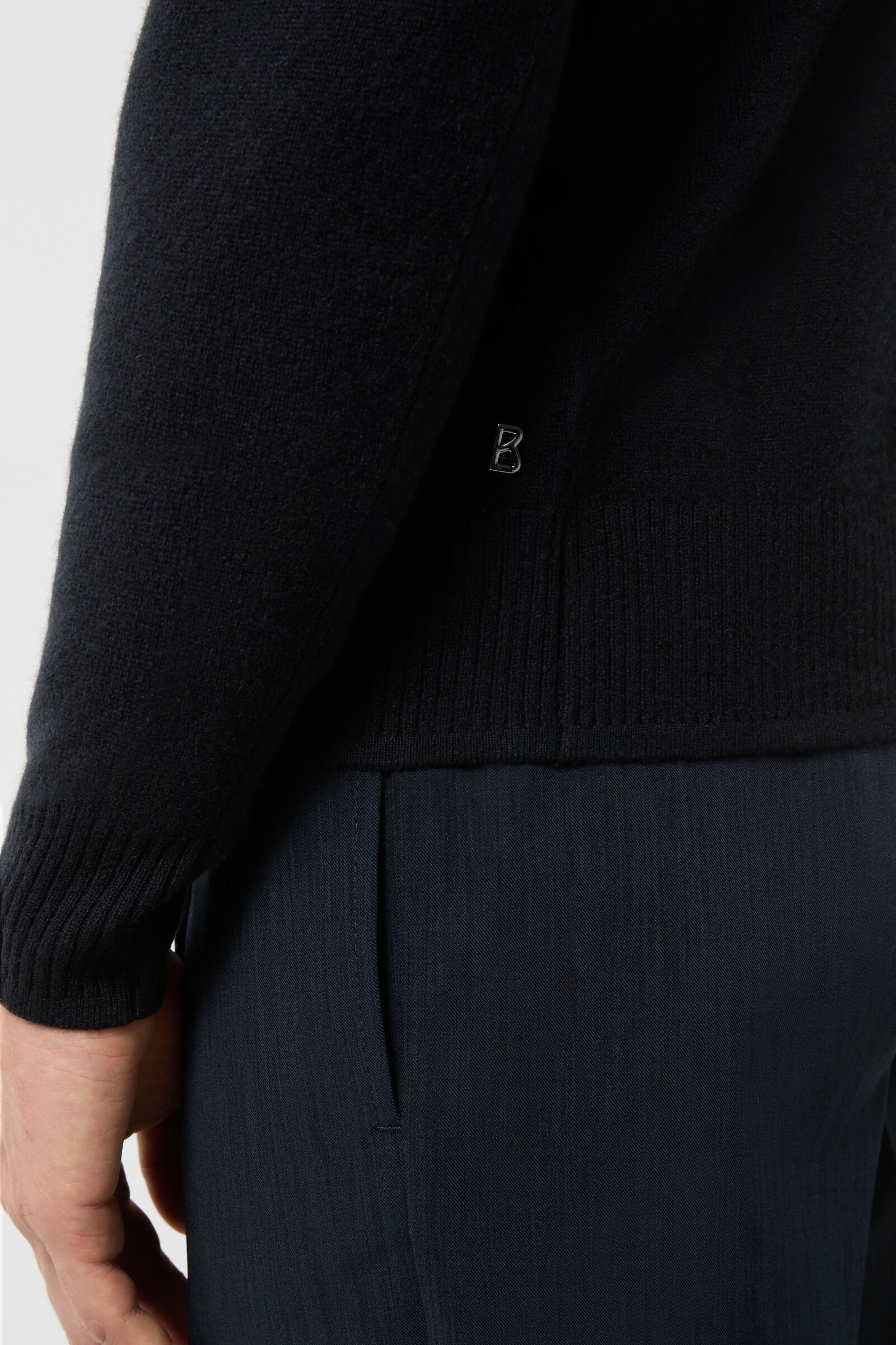 Brendon cashmere sweater in Navy blue - 5