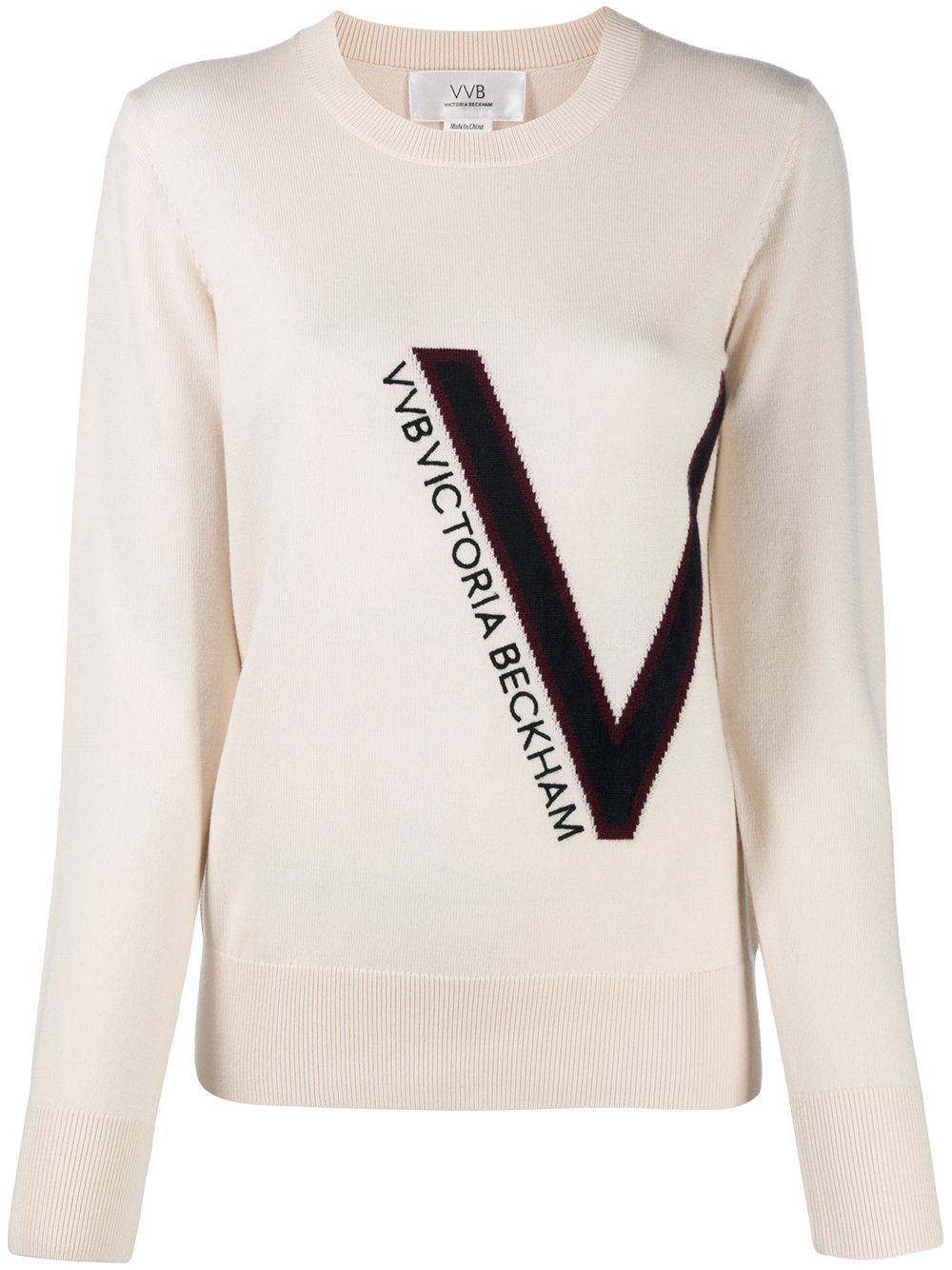 logo wool jumper - 1