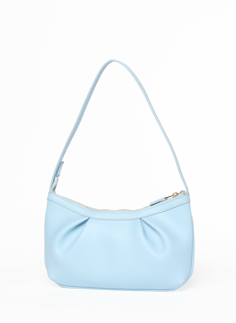 Elleme Dimple Pochette Leather Blue outlook