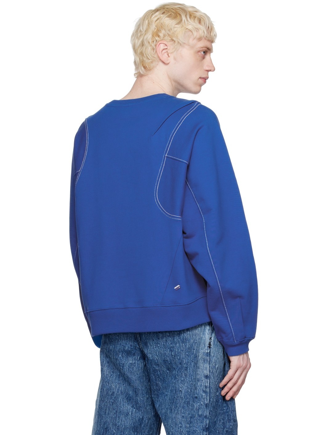 トップス ADEREREOR A-peec logo sweatshirt ADER error Blue A-Peec Sweatshirt ADER error