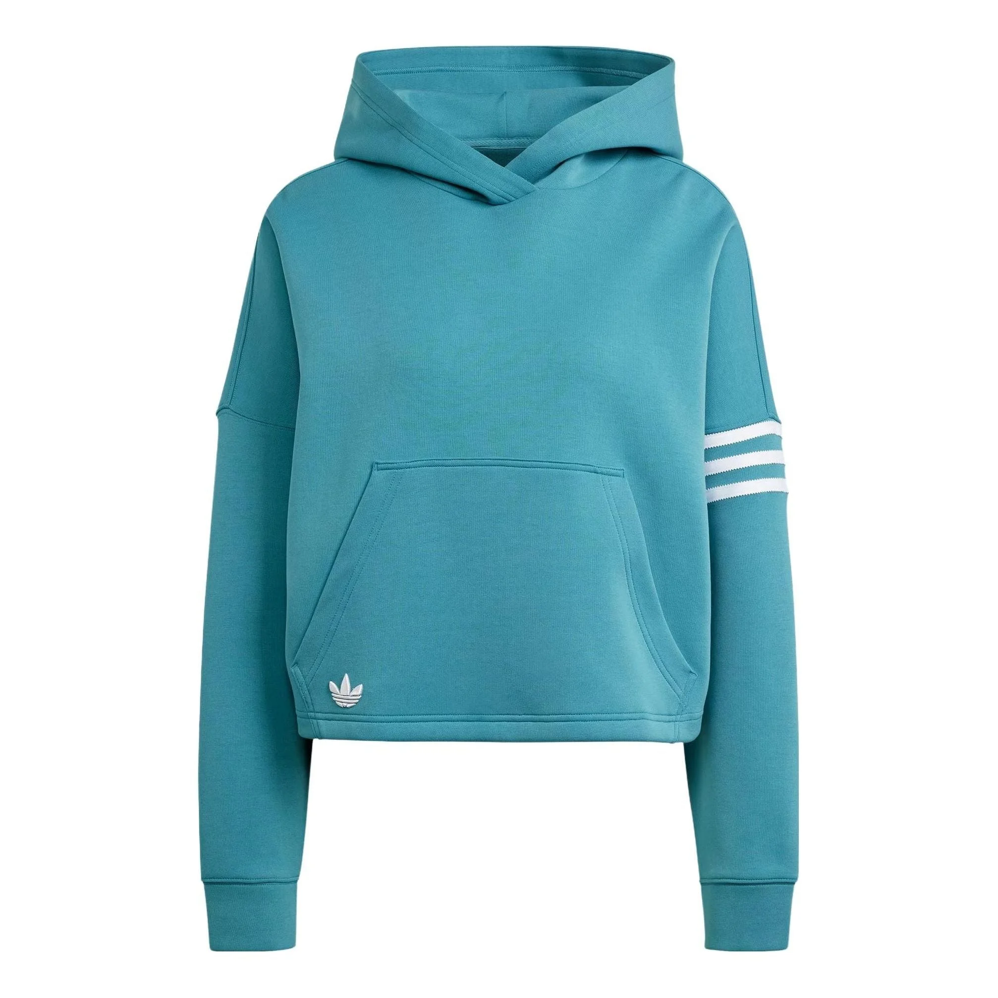 (WMNS) adidas originals Adicolor Neuclassics Hoodie 'Teal' IL6664 - 1