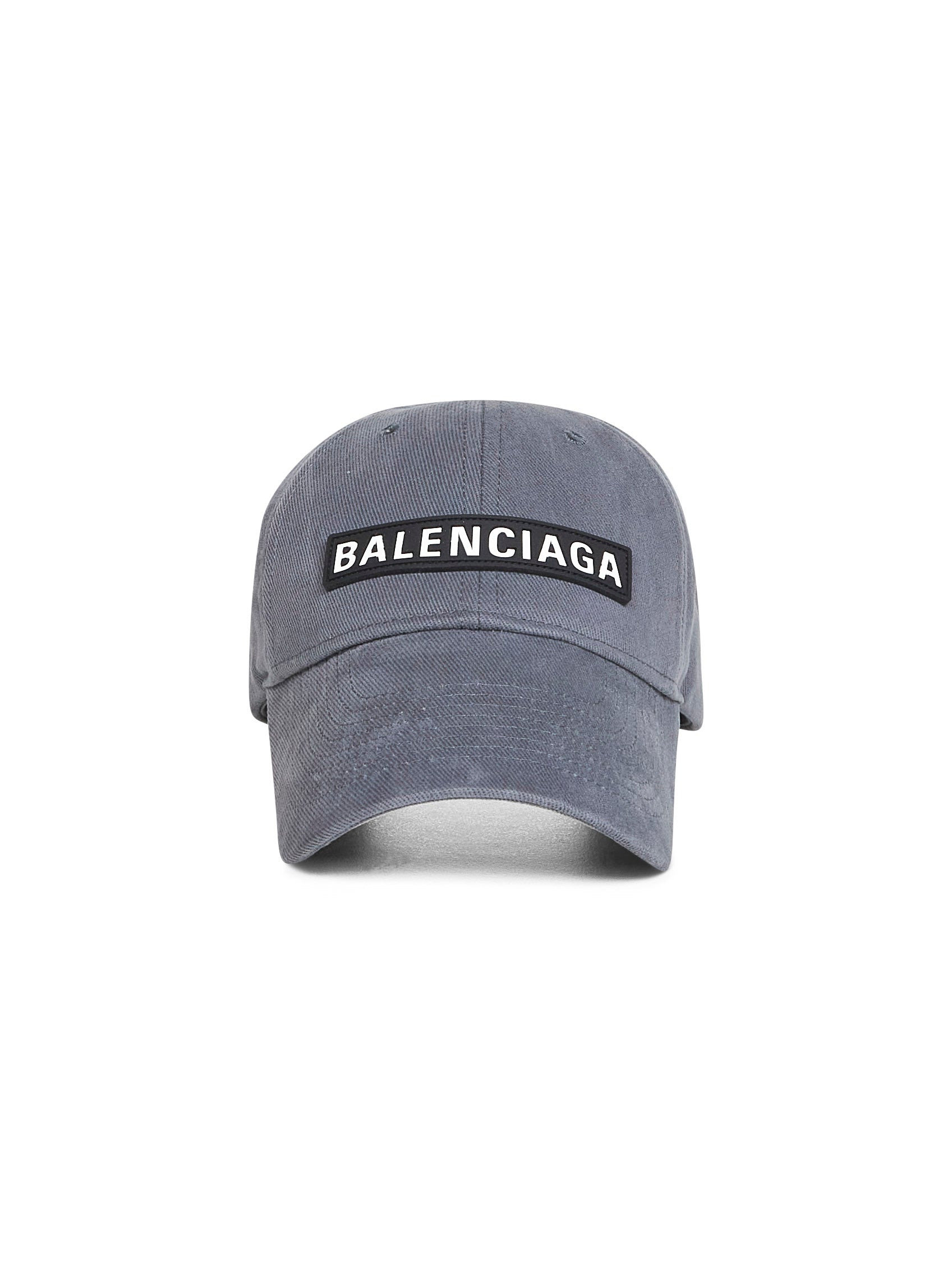 Grey drill Patch baseball cap - 1