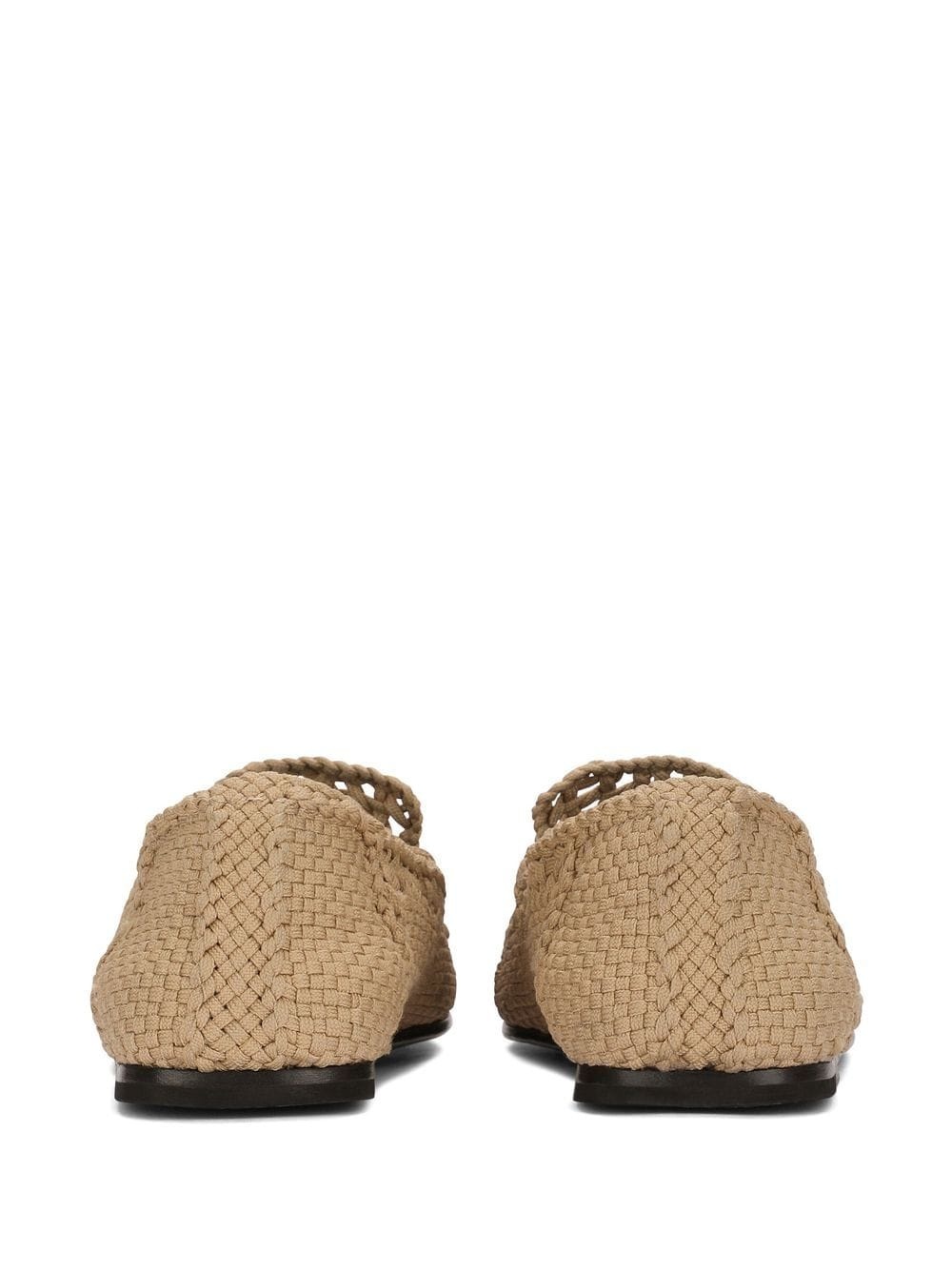woven-design slippers - 3