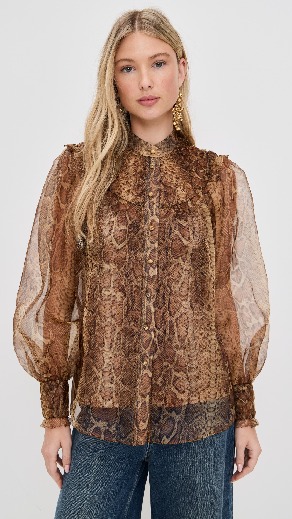 Hypnotic Smocked Blouse - 7