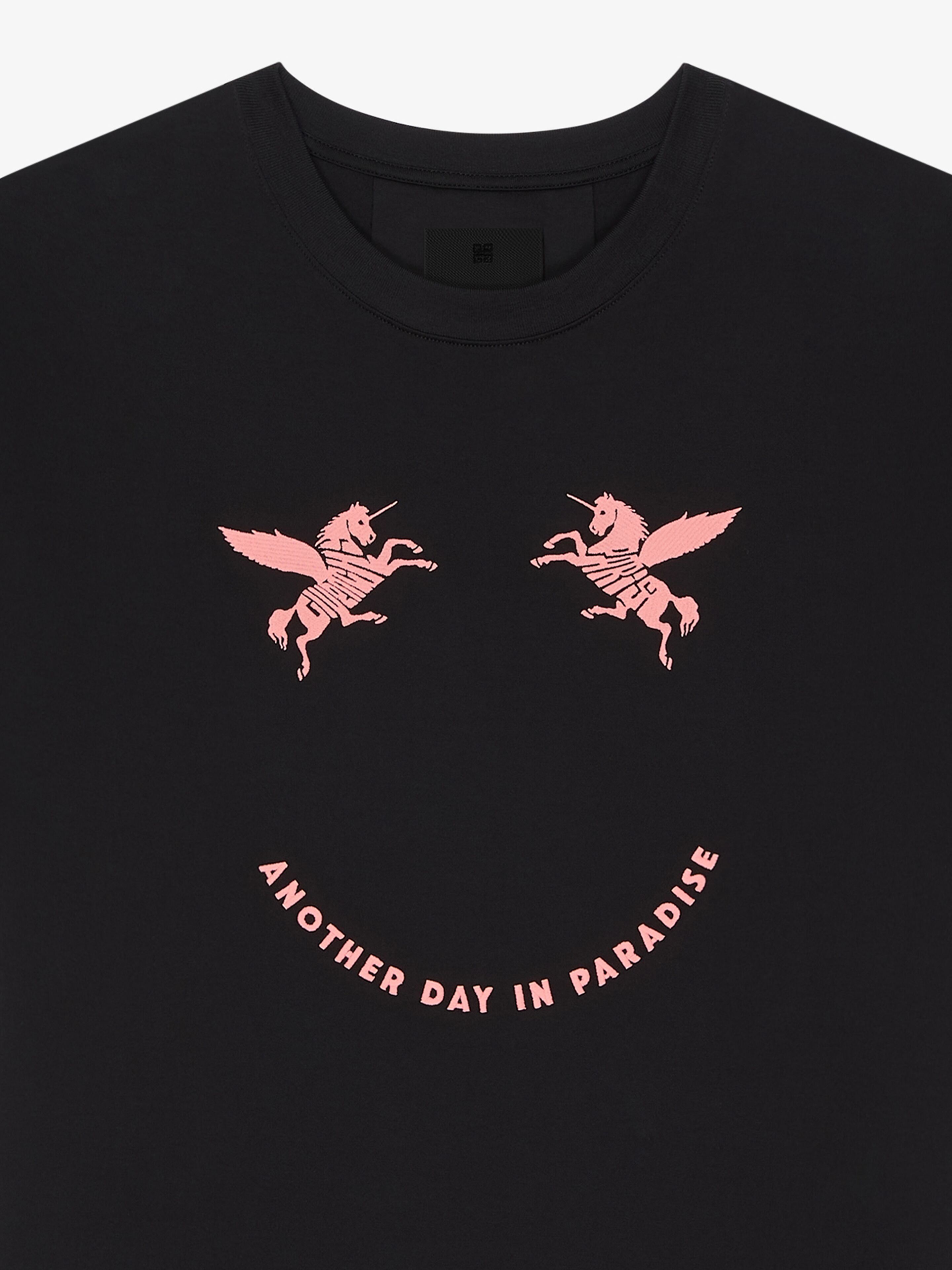 T-SHIRT IN COTTON WITH UNICORNS EMBROIDERY - 4