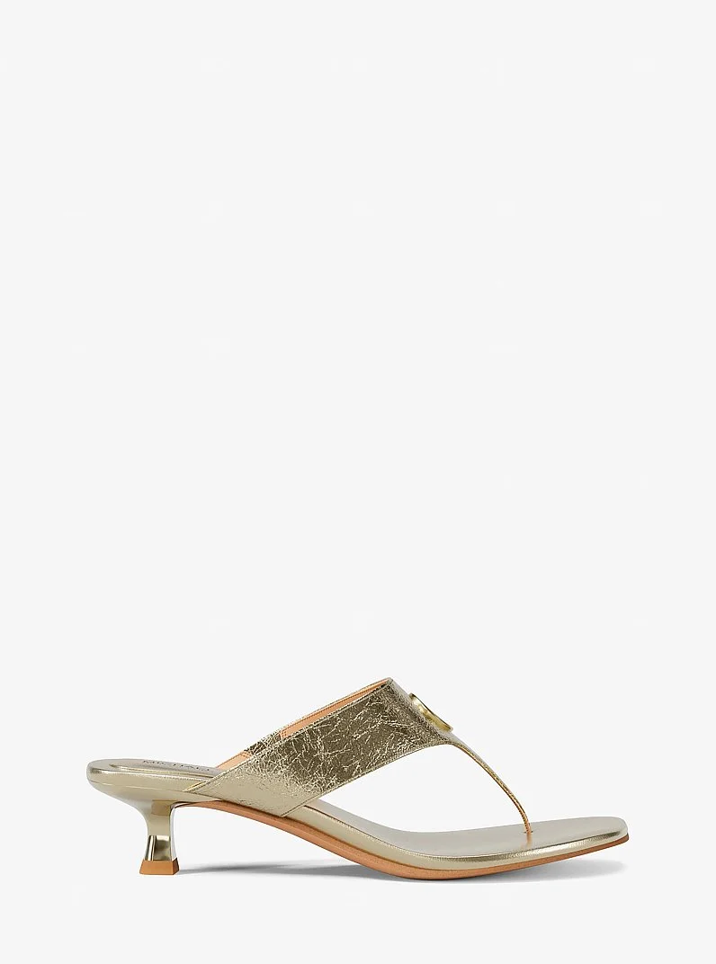 Anneka Metallic Thong Sandal - 1