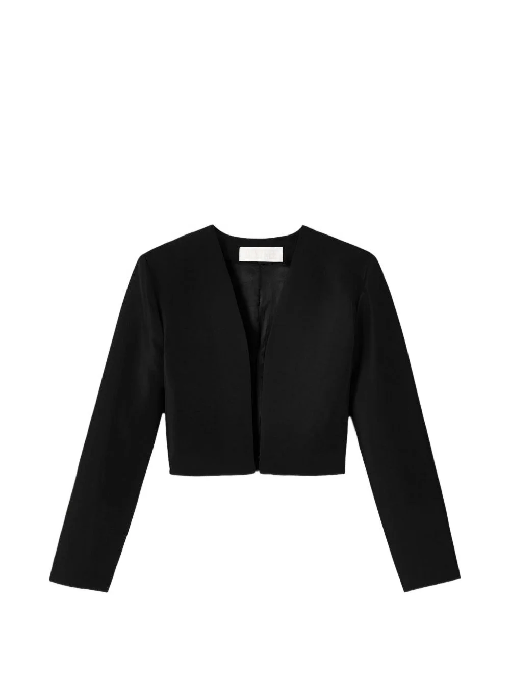 cropped smart jacket - 1