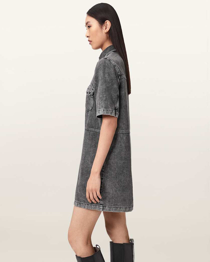 ROCK DENIM MINI DRESS 6