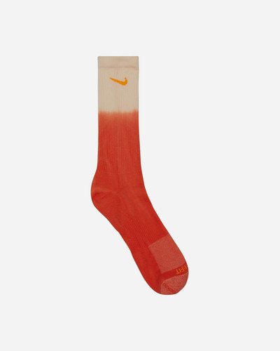 Nike Everyday Plus Cushioned Crew Socks Orange / Red / Cream outlook