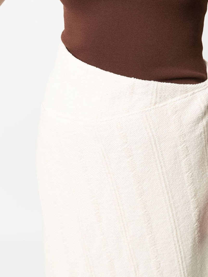 fringe-trim midi skirt 5