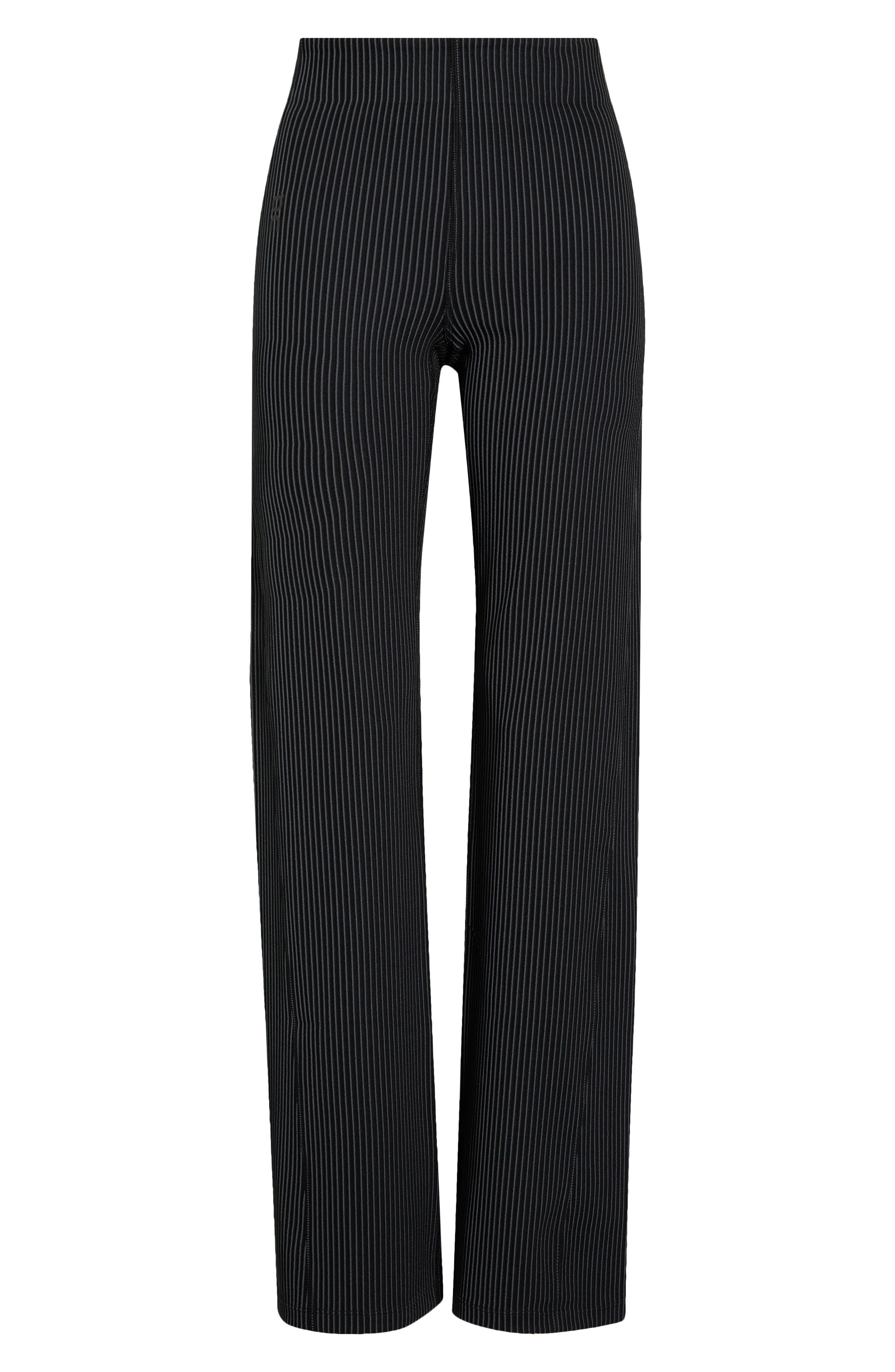 On All Day Ribbed High Waist Pants in Black/Rock at Nordstrom - 5