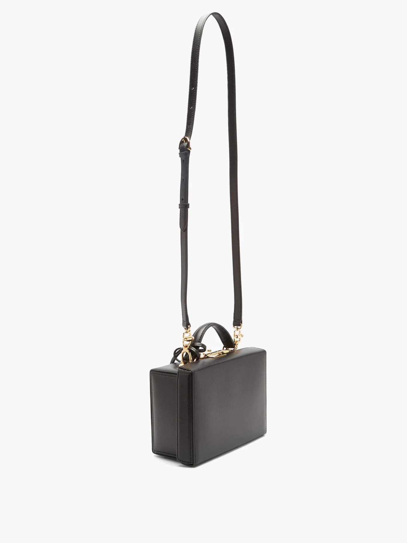 Grace grained-leather cross-body bag - 4