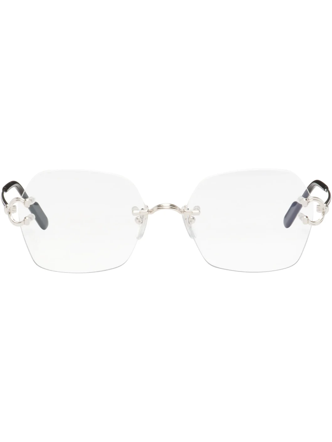 Silver 'Signature C de Cartier' Glasses - 1