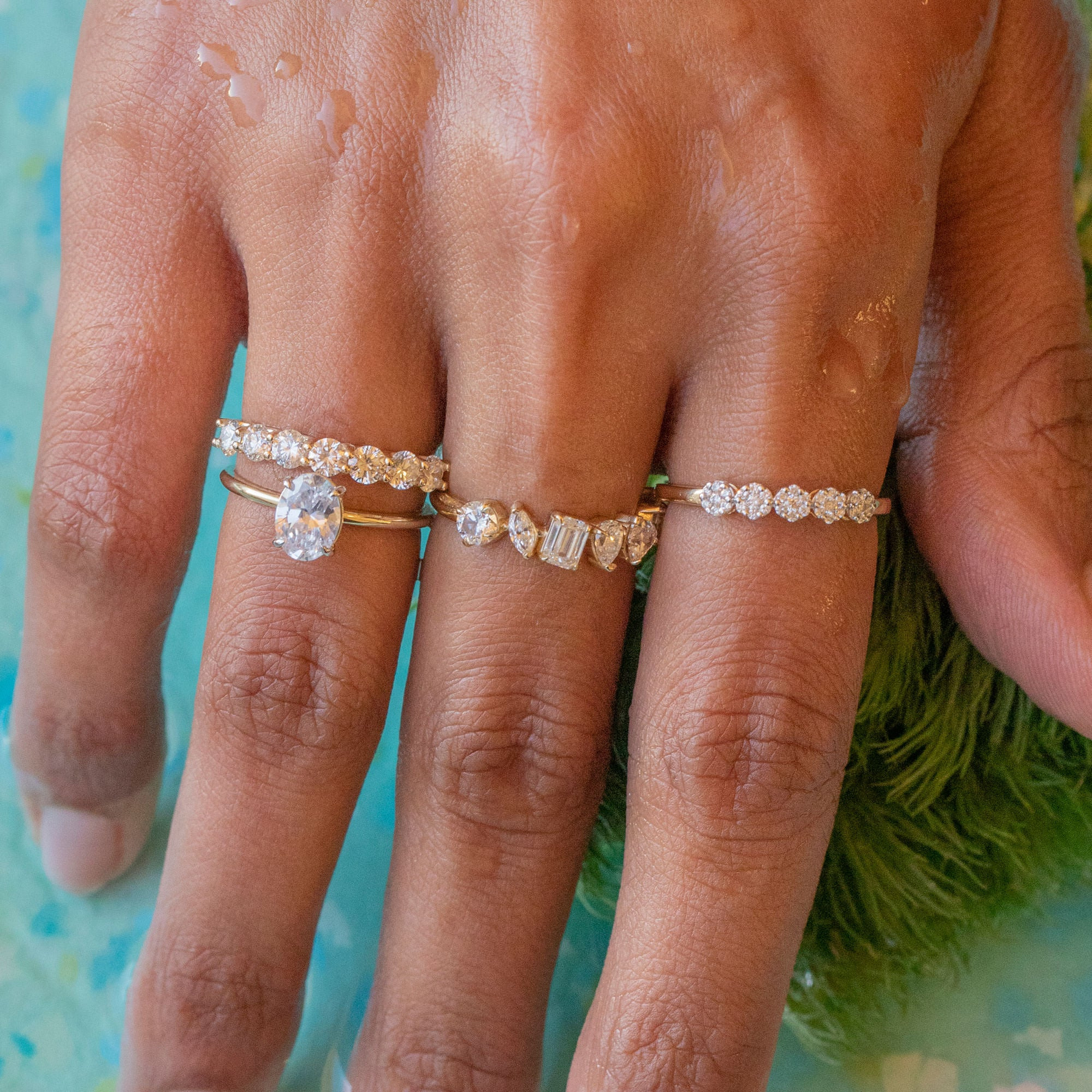 Lucky Seven LAB-Created Diamond Band - 4