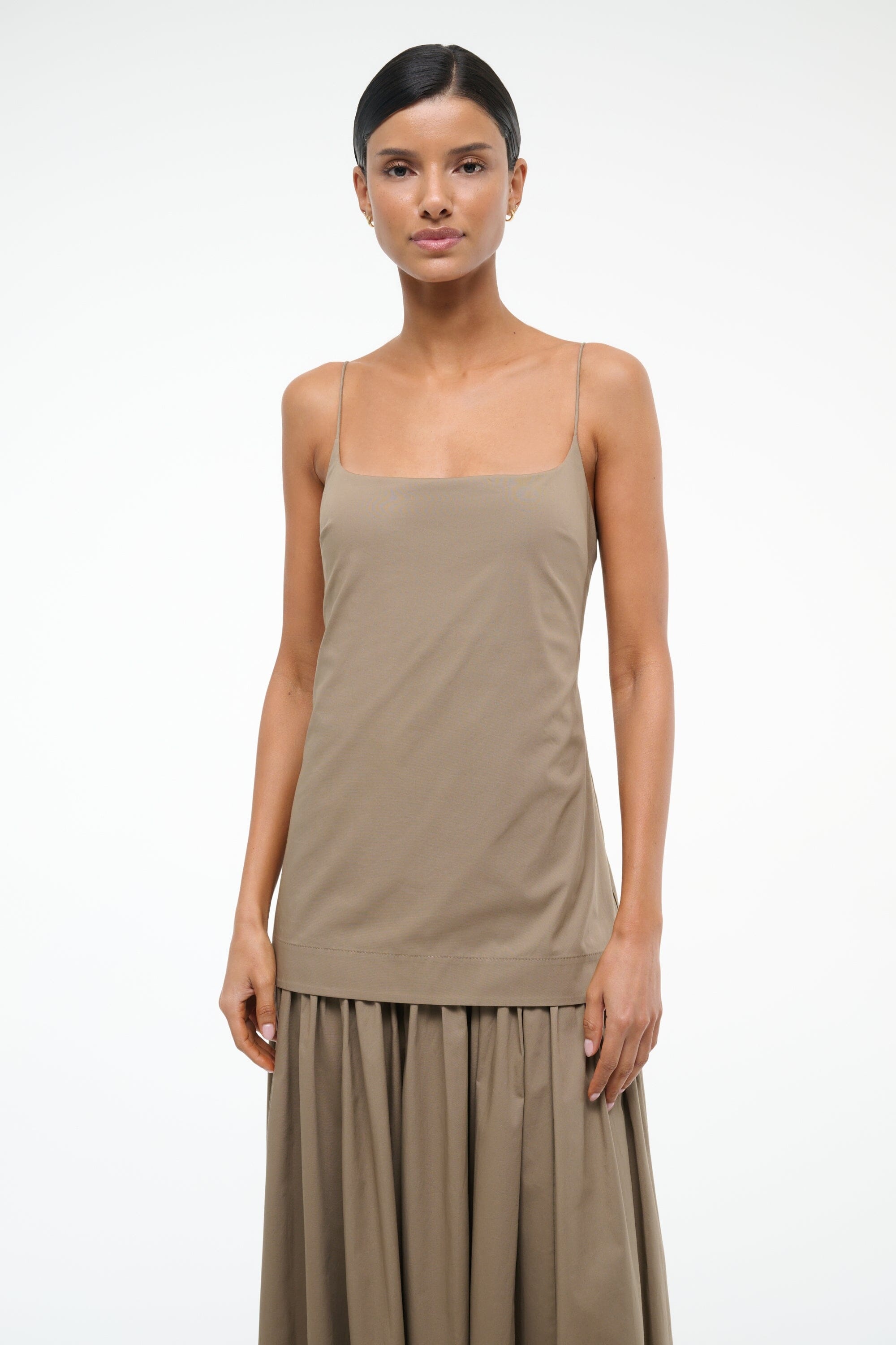 STAUD ARI DRESS TAUPE - 3