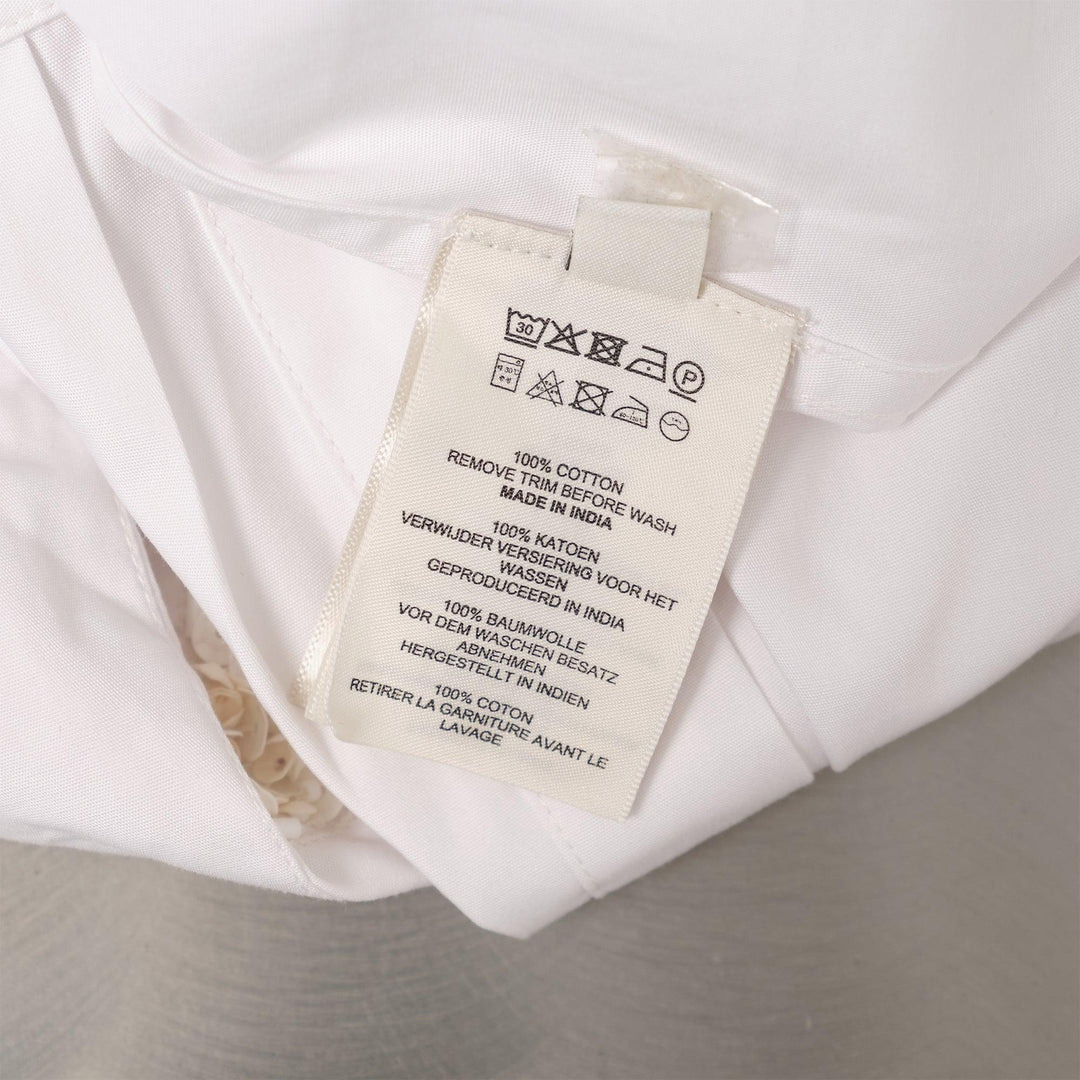 Embroidery Cotton Poplin Long Sleeve Shirt - 3