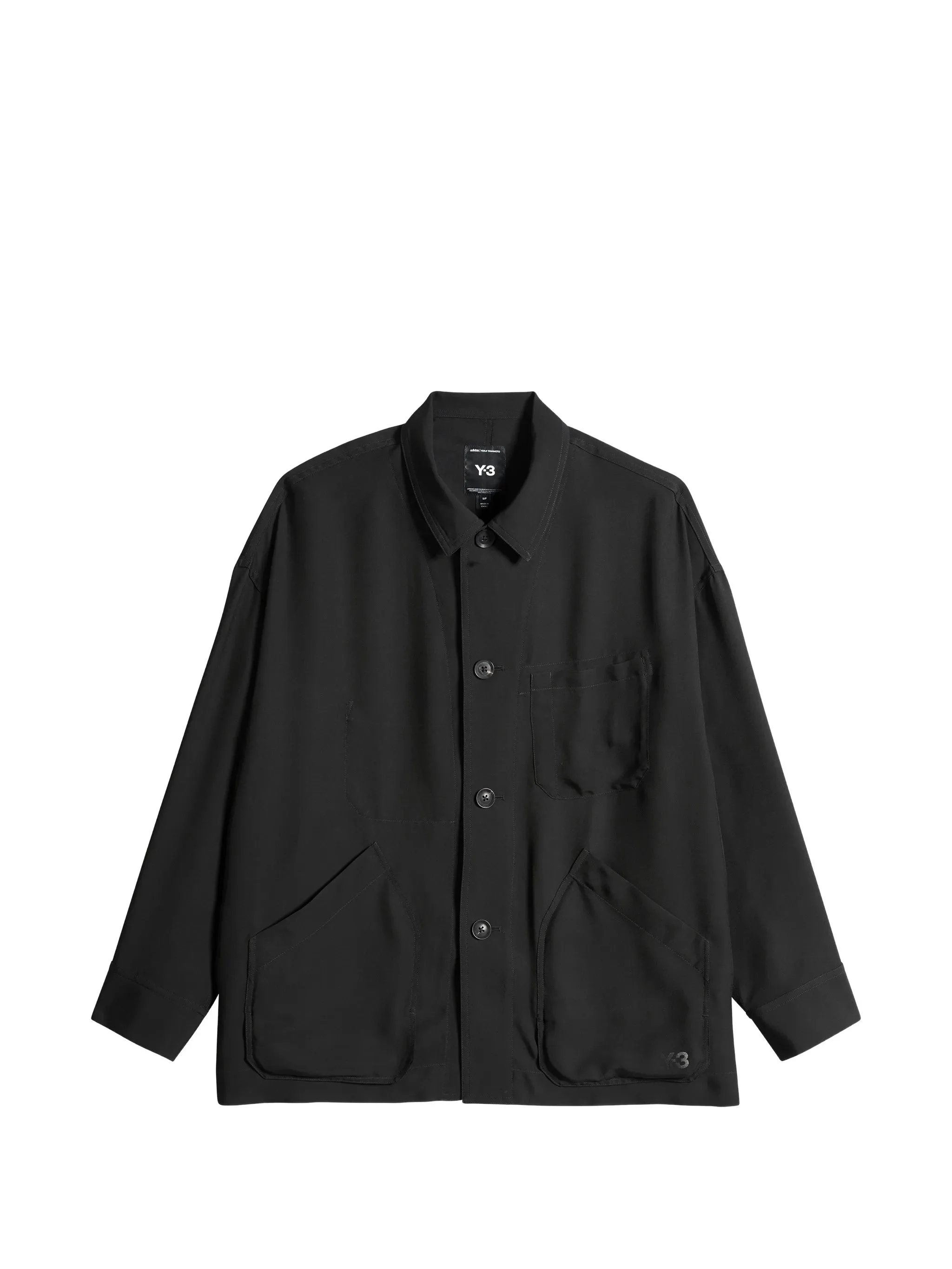 Y-3 Button-up Front-pocket Shirt - 1